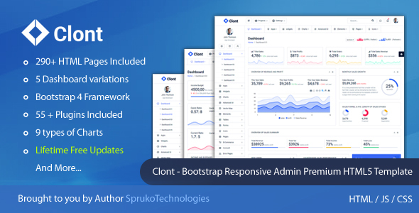 Detail Template Admin Bootstrap Premium Nomer 49