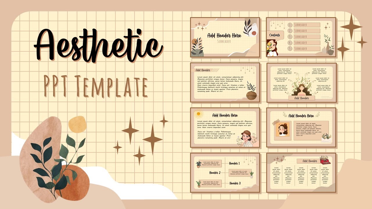 Detail Template Aesthetic Ppt Nomer 45