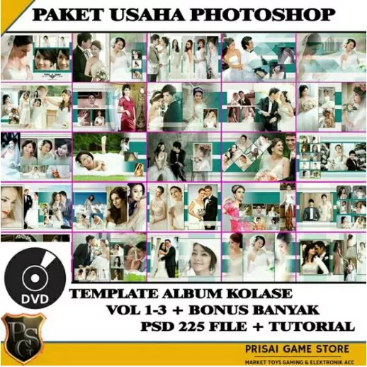 Detail Template Album Kolase Psd Gratis Nomer 25