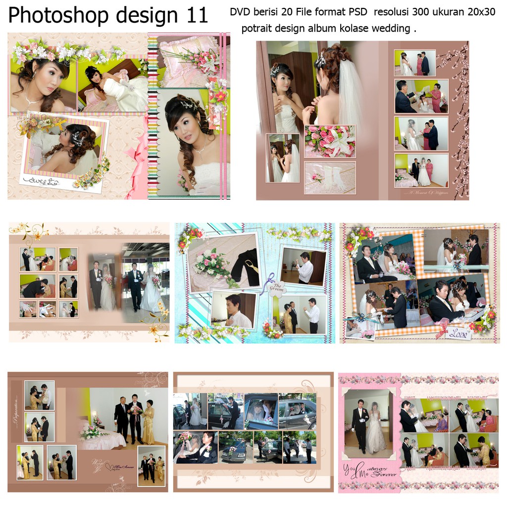 Detail Template Album Kolase Psd Gratis Nomer 31