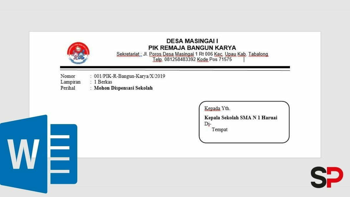 Detail Template Amplop Surat Nomer 8