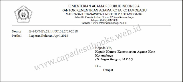 Detail Template Amplop Surat Nomer 30