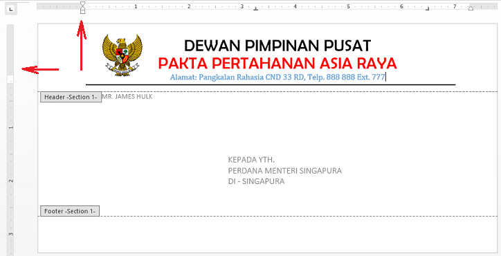 Detail Template Amplop Surat Nomer 39