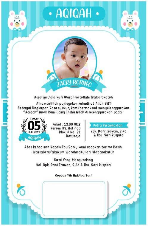 Template Aqiqah Cdr - KibrisPDR