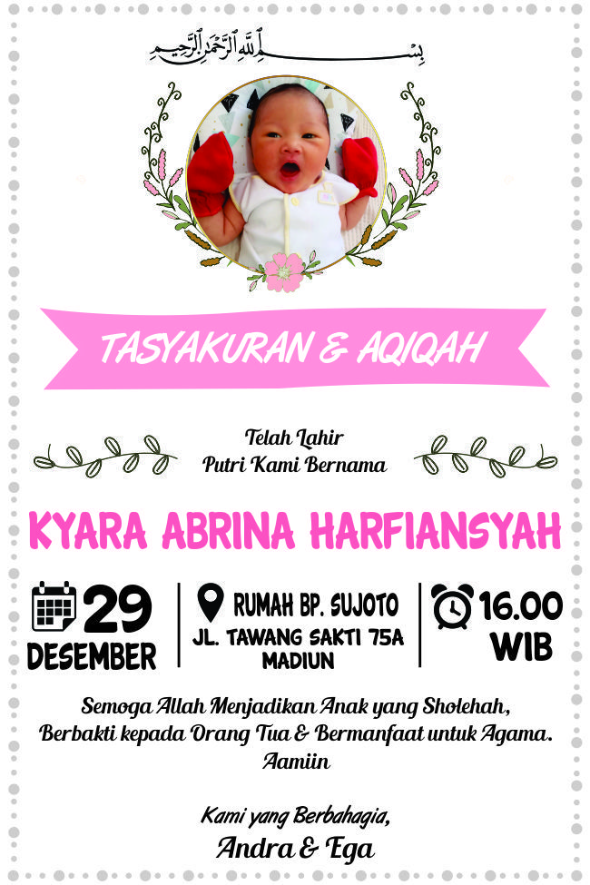 Detail Template Aqiqah Cdr Nomer 2