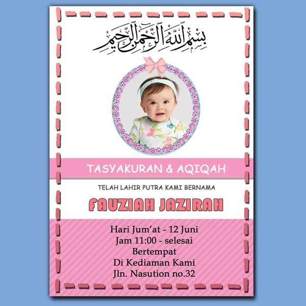 Detail Template Aqiqah Cdr Nomer 16