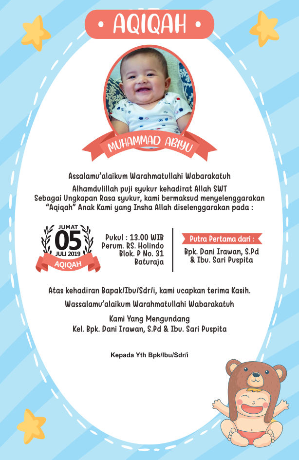 Detail Template Aqiqah Cdr Nomer 28