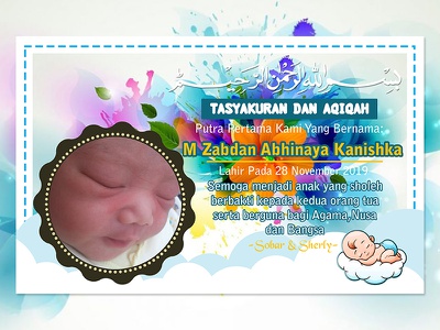 Detail Template Aqiqah Cdr Nomer 35