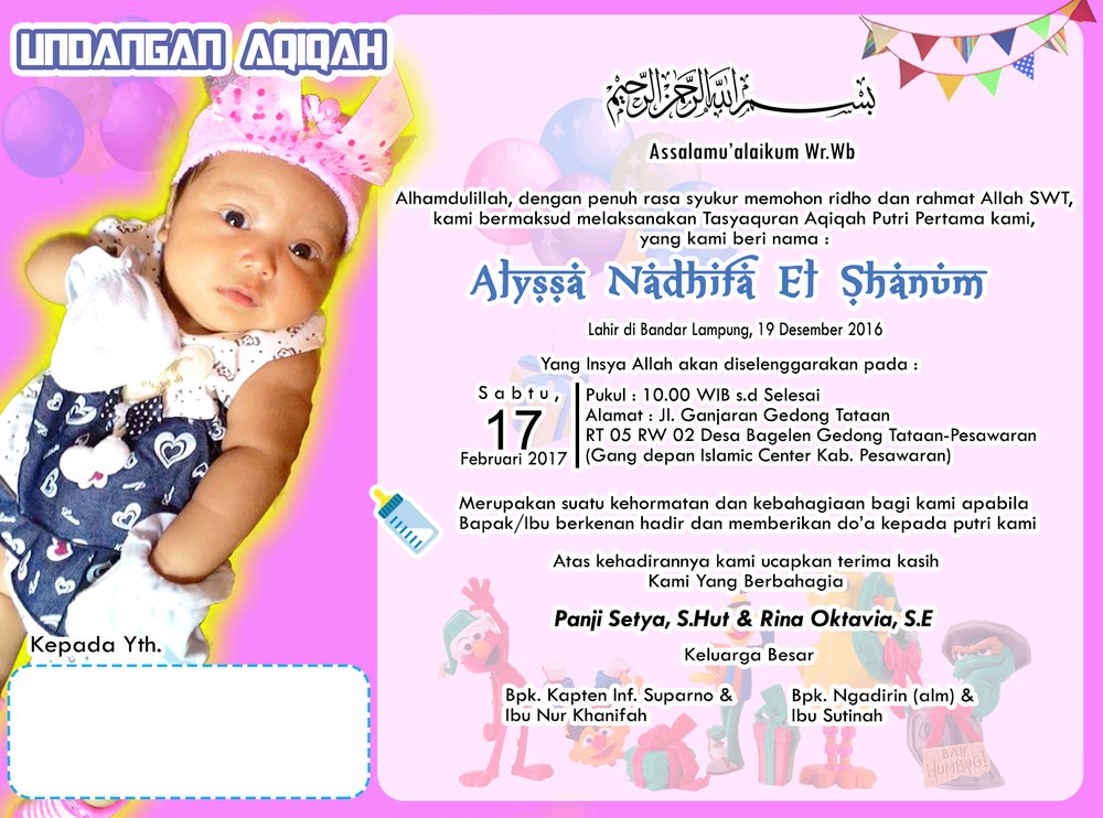 Detail Template Aqiqah Cdr Nomer 40