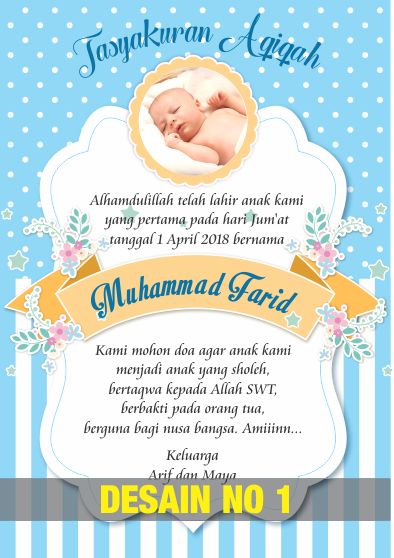 Detail Template Aqiqah Psd Nomer 16