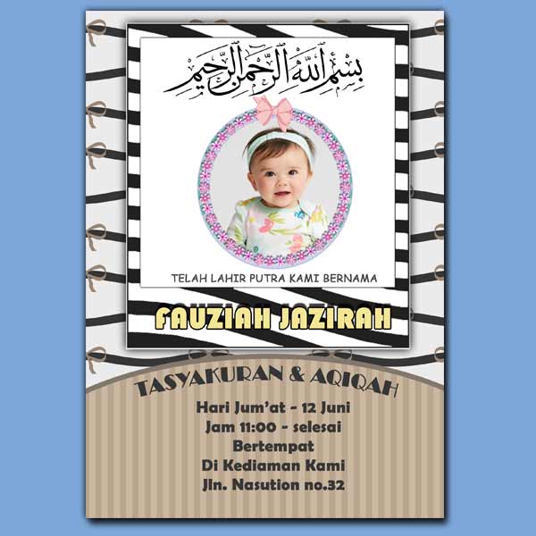 Detail Template Aqiqah Psd Nomer 19