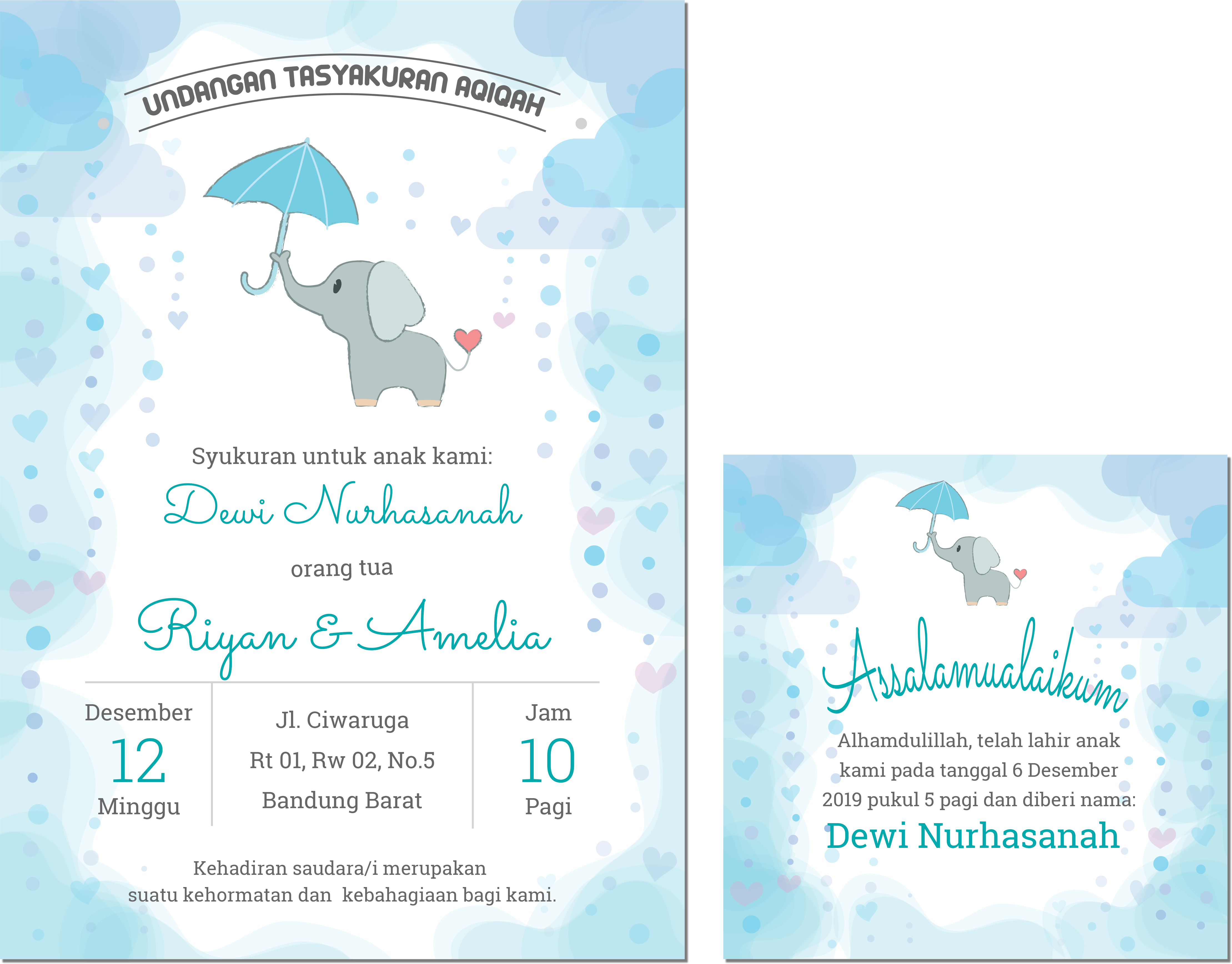 Detail Template Aqiqah Psd Nomer 42