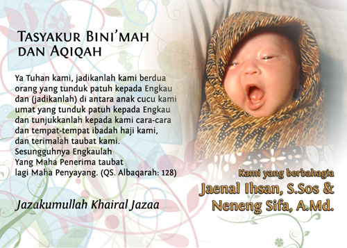 Detail Template Aqiqah Psd Nomer 47