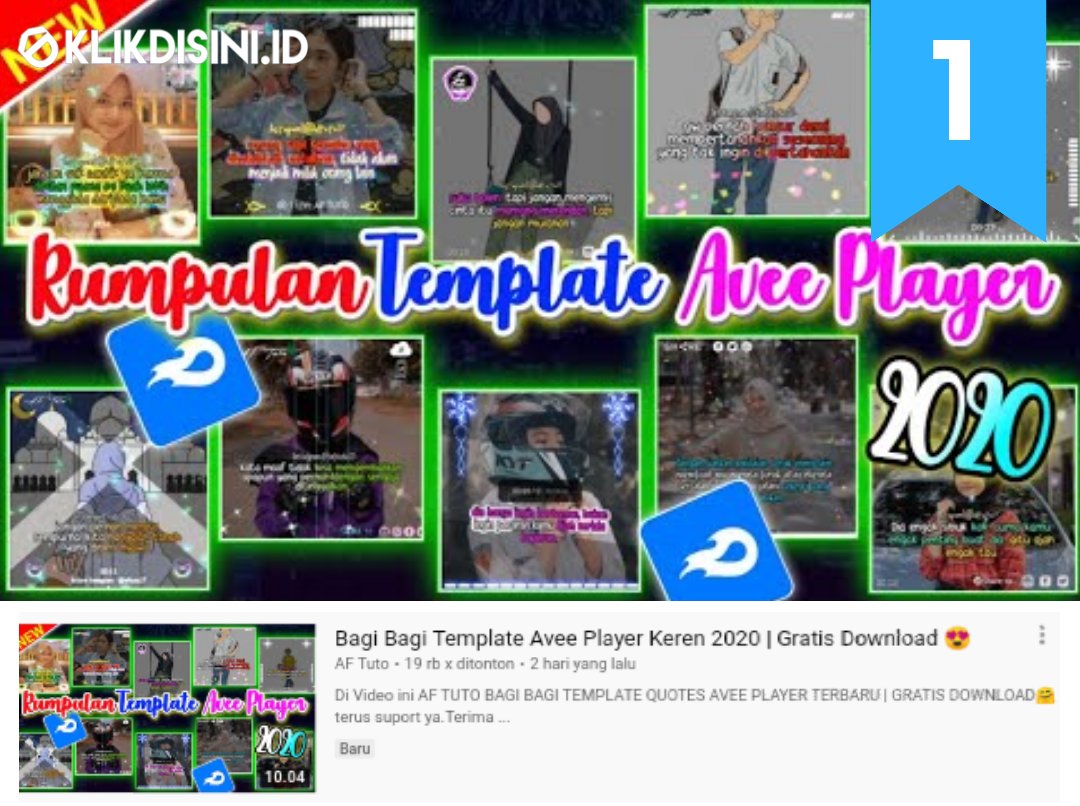 Detail Template Avee Player Keren Nomer 30