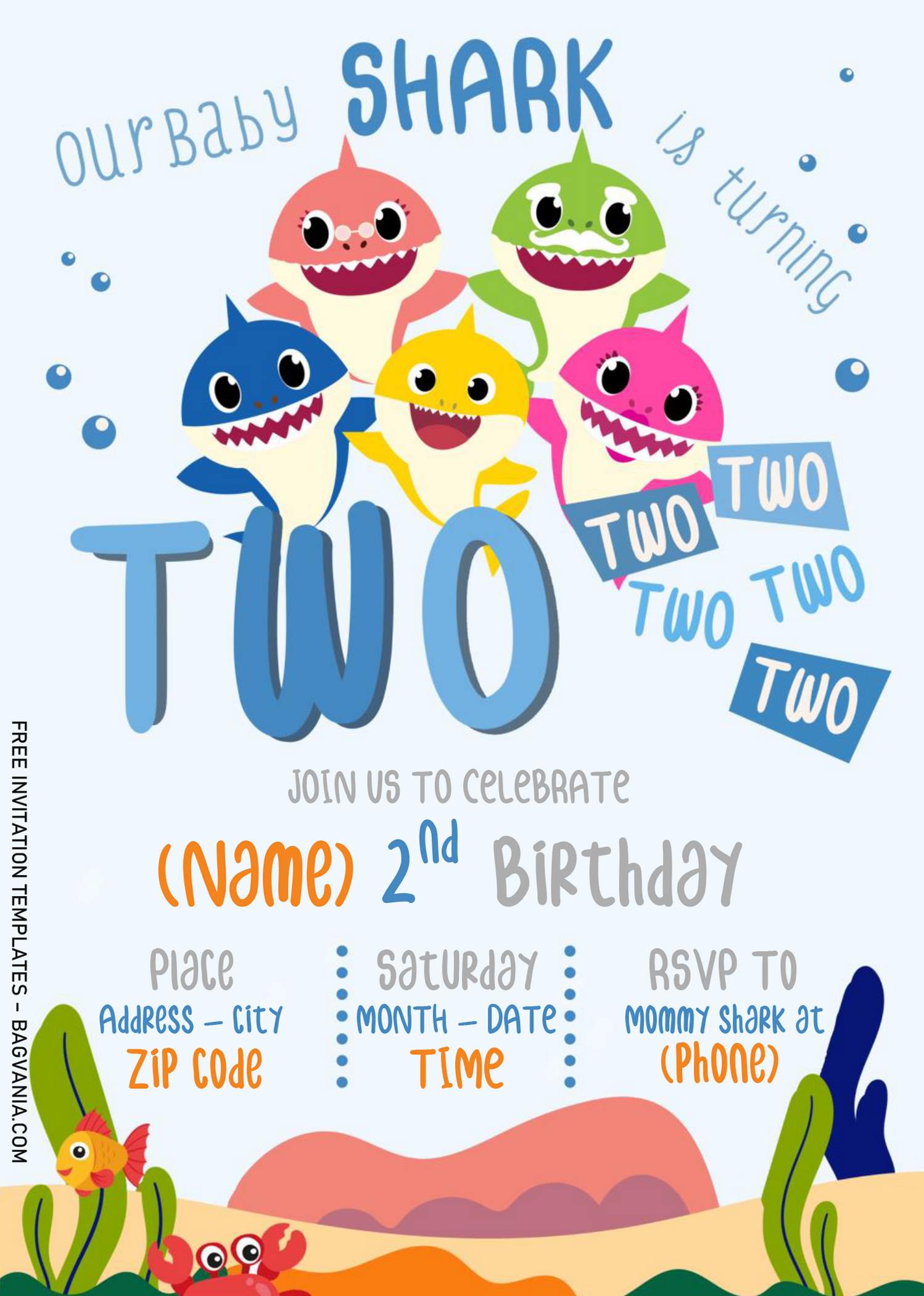 Detail Template Baby Shark Nomer 6