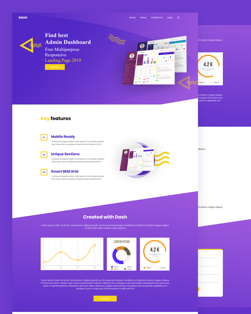 Detail Template Backend Admin Free Nomer 38