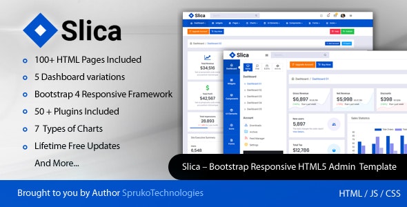 Detail Template Backend Bootstrap 4 Nomer 42