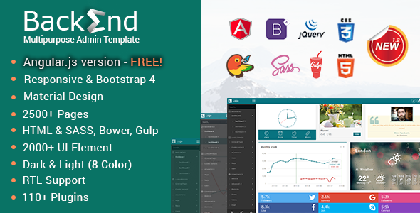 Detail Template Backend Bootstrap 4 Nomer 50