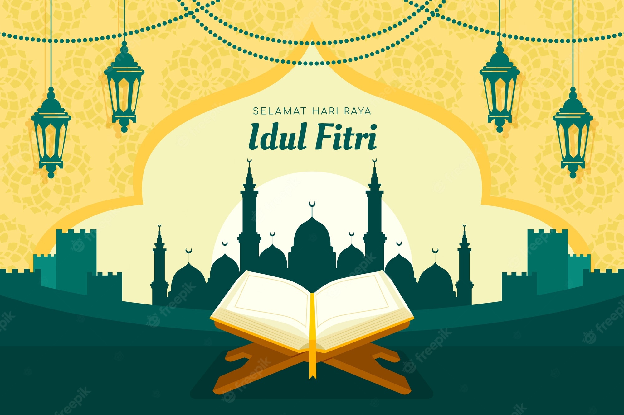 Detail Template Background Idul Fitri Nomer 39