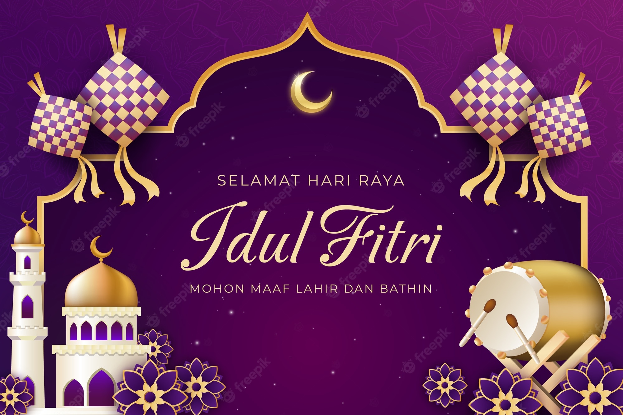 Detail Template Background Idul Fitri Nomer 9