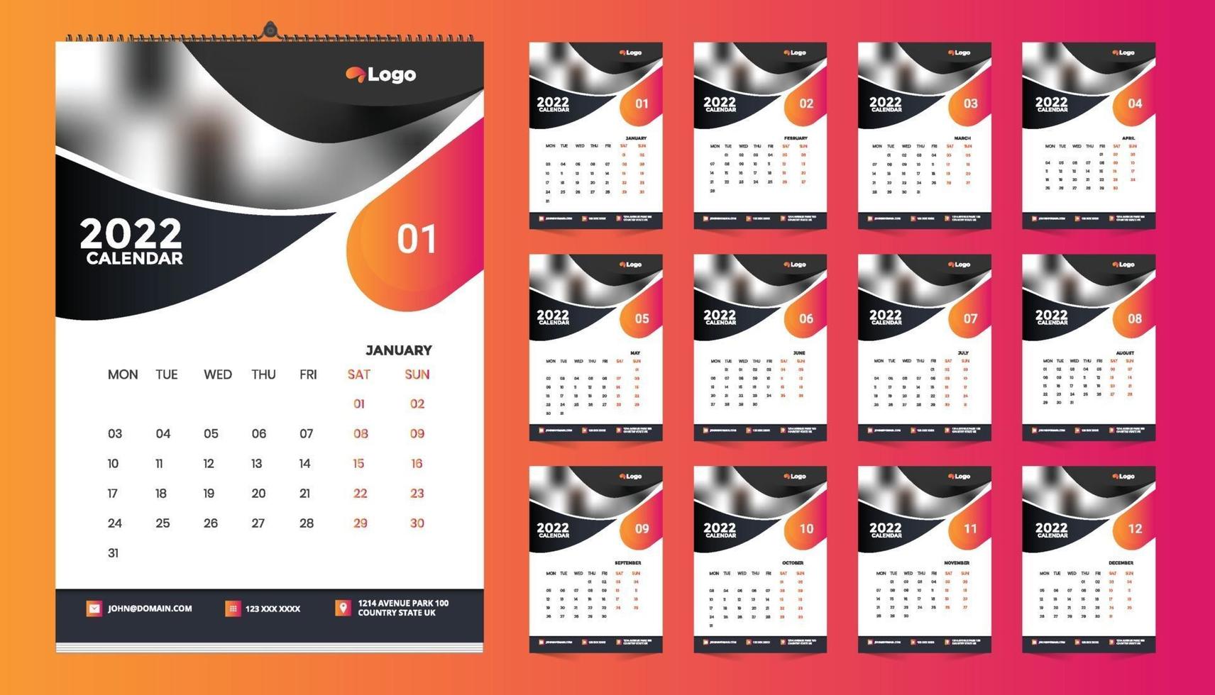 Detail Template Background Kalender Nomer 22