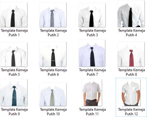 Detail Template Baju Putih Nomer 5