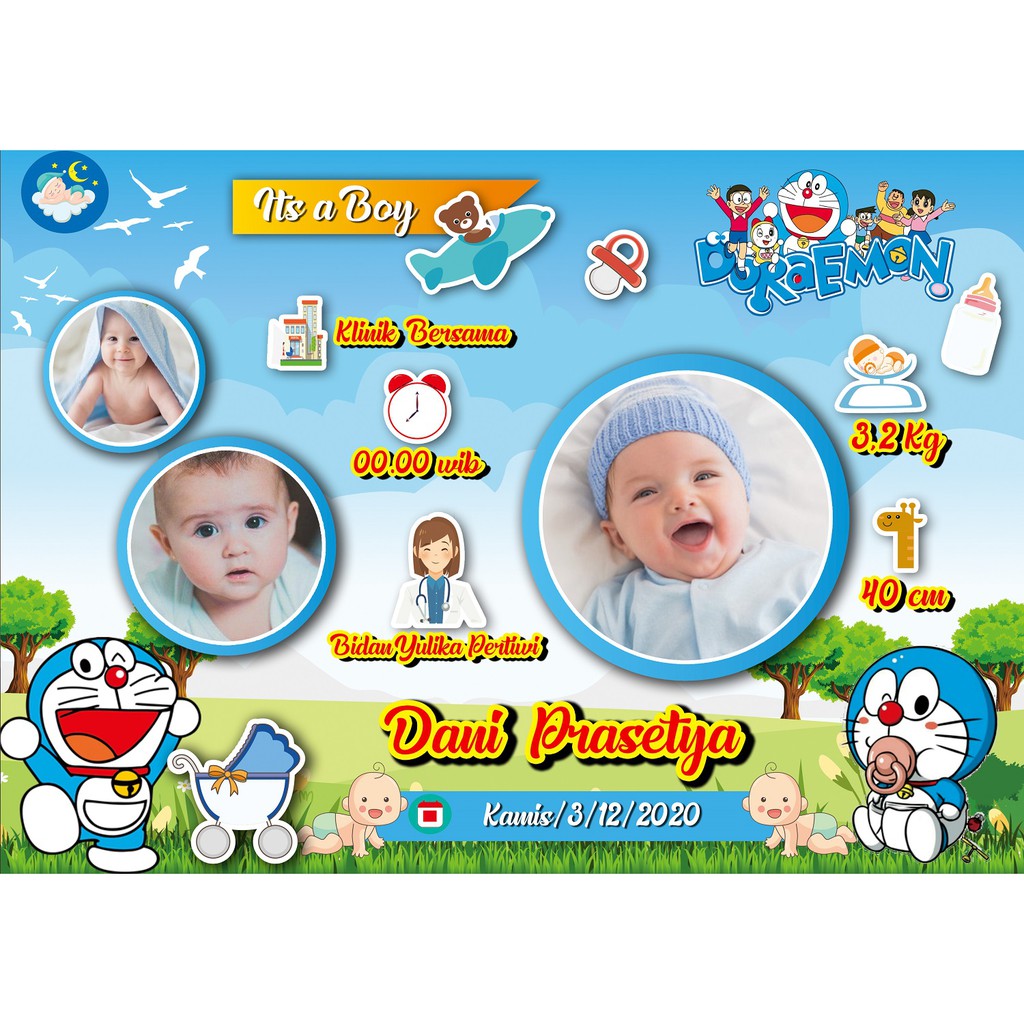 Detail Template Biodata Bayi Psd Nomer 18