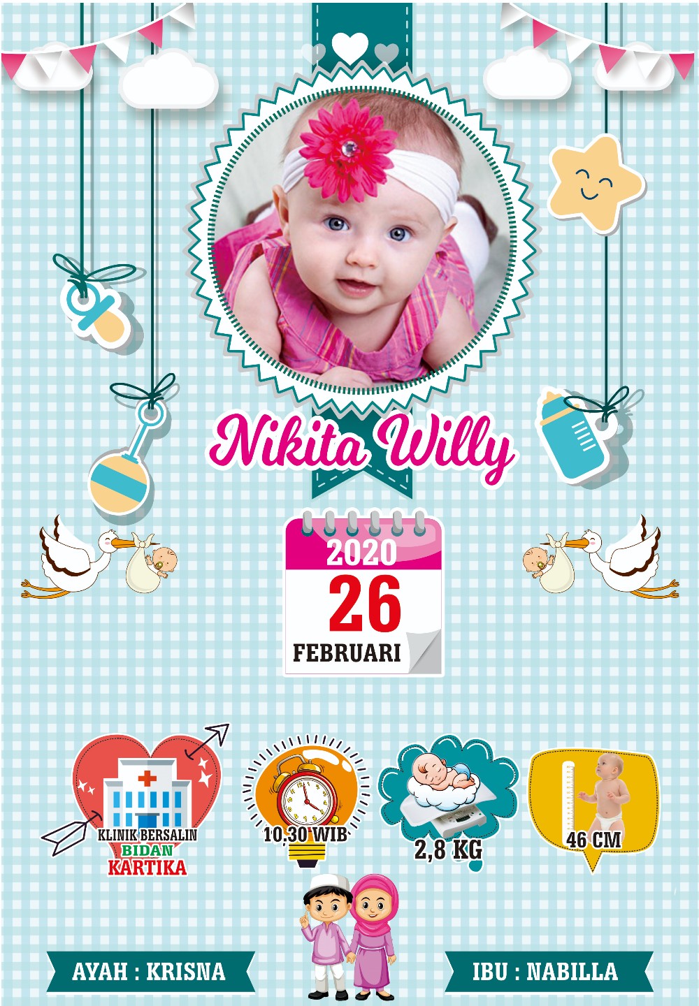 Detail Template Biodata Bayi Psd Nomer 52