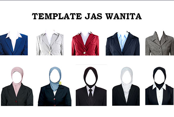 Detail Template Blazer Wanita Nomer 2
