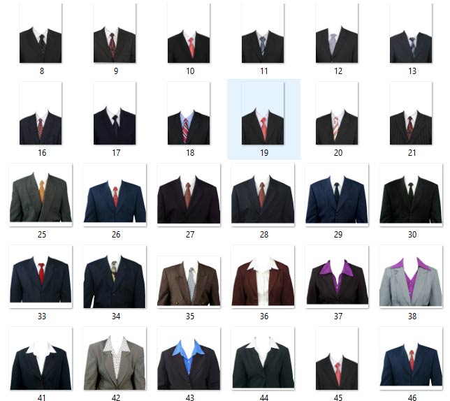 Detail Template Blazer Wanita Nomer 40