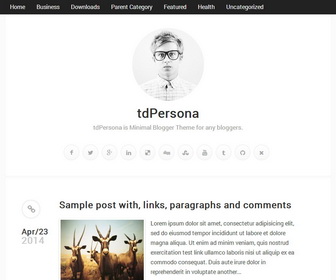 Detail Template Blog Simple Elegant Nomer 13