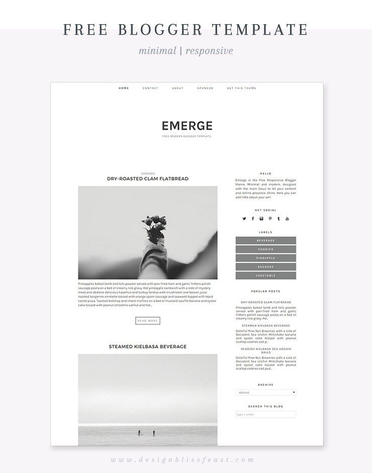 Detail Template Blog Simple Elegant Nomer 21