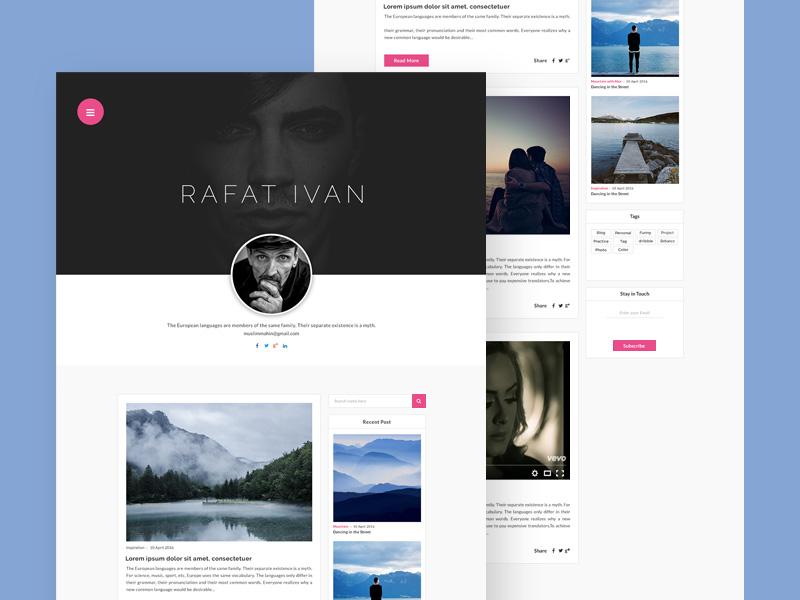 Detail Template Blog Simple Elegant Nomer 7