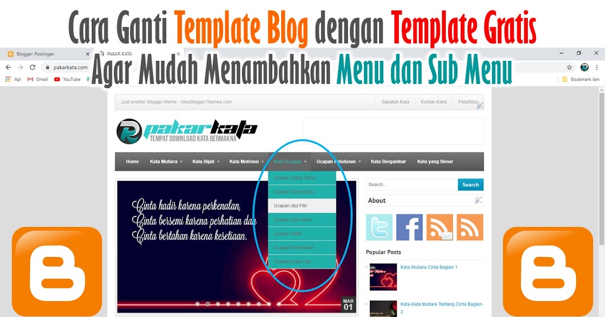 Detail Template Blog Tanpa Gambar Template Blog No Thumbhail Nomer 11