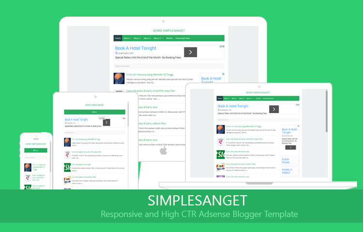 Detail Template Blog Tanpa Gambar Template Blog Very Simple Responsive Nomer 20