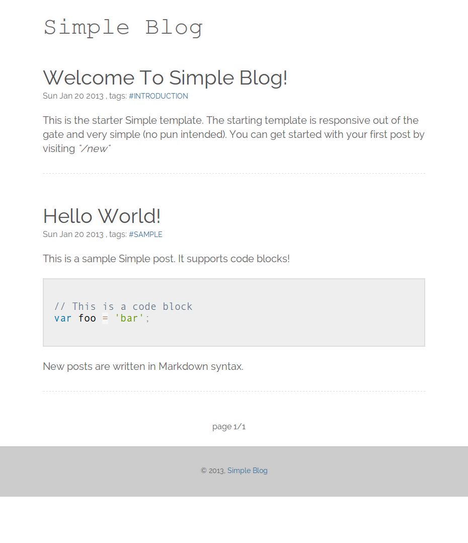 Detail Template Blog Tanpa Gambar Template Blog Very Simple Responsive Nomer 43