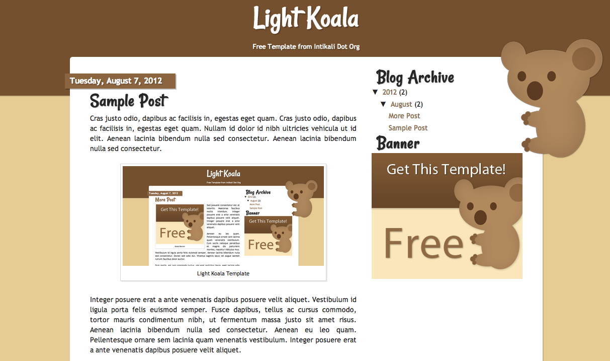 Detail Template Blog Yang Lucu Nomer 3