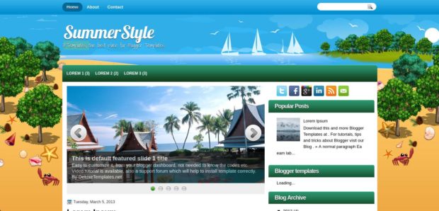 Detail Template Blog Yang Lucu Nomer 7