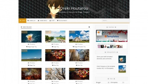 Detail Template Blogger Anime Nomer 19