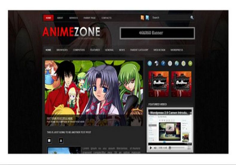 Detail Template Blogger Anime Nomer 6