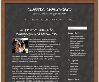 Detail Template Blogger Classic Nomer 17