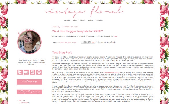 Detail Template Blogger Classic Nomer 22