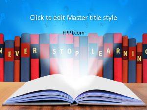 Detail Template Book Powerpoint Nomer 40