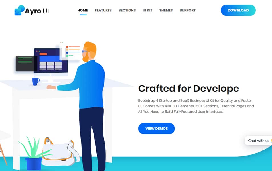 Detail Template Bootstrap 2020 Nomer 16