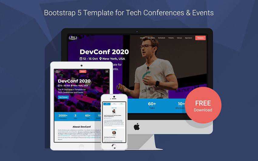 Download Template Bootstrap 2020 Nomer 22