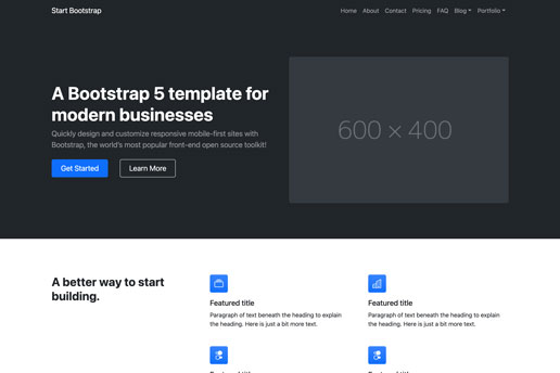 Detail Template Bootstrap 5 Nomer 39
