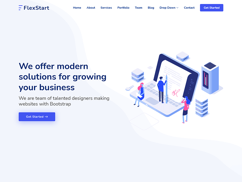 Detail Template Bootstrap 5 Nomer 8