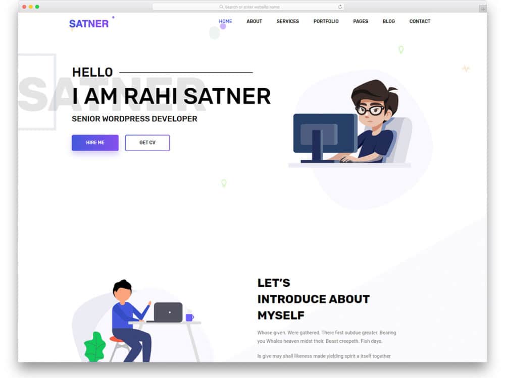 Detail Template Bootstrap Cv Nomer 3