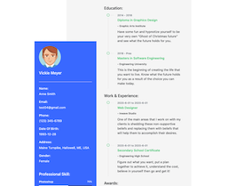 Detail Template Bootstrap Cv Nomer 42