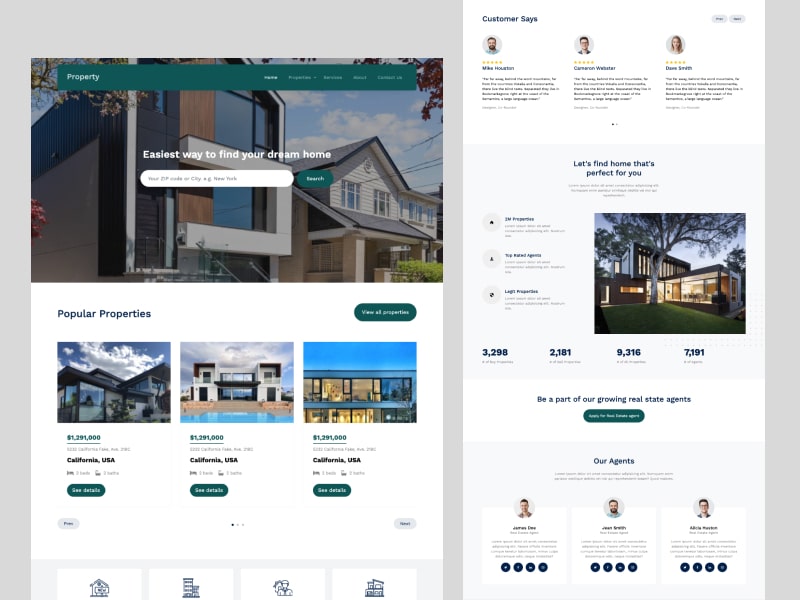 Detail Template Bootstrap Real Estate Nomer 12